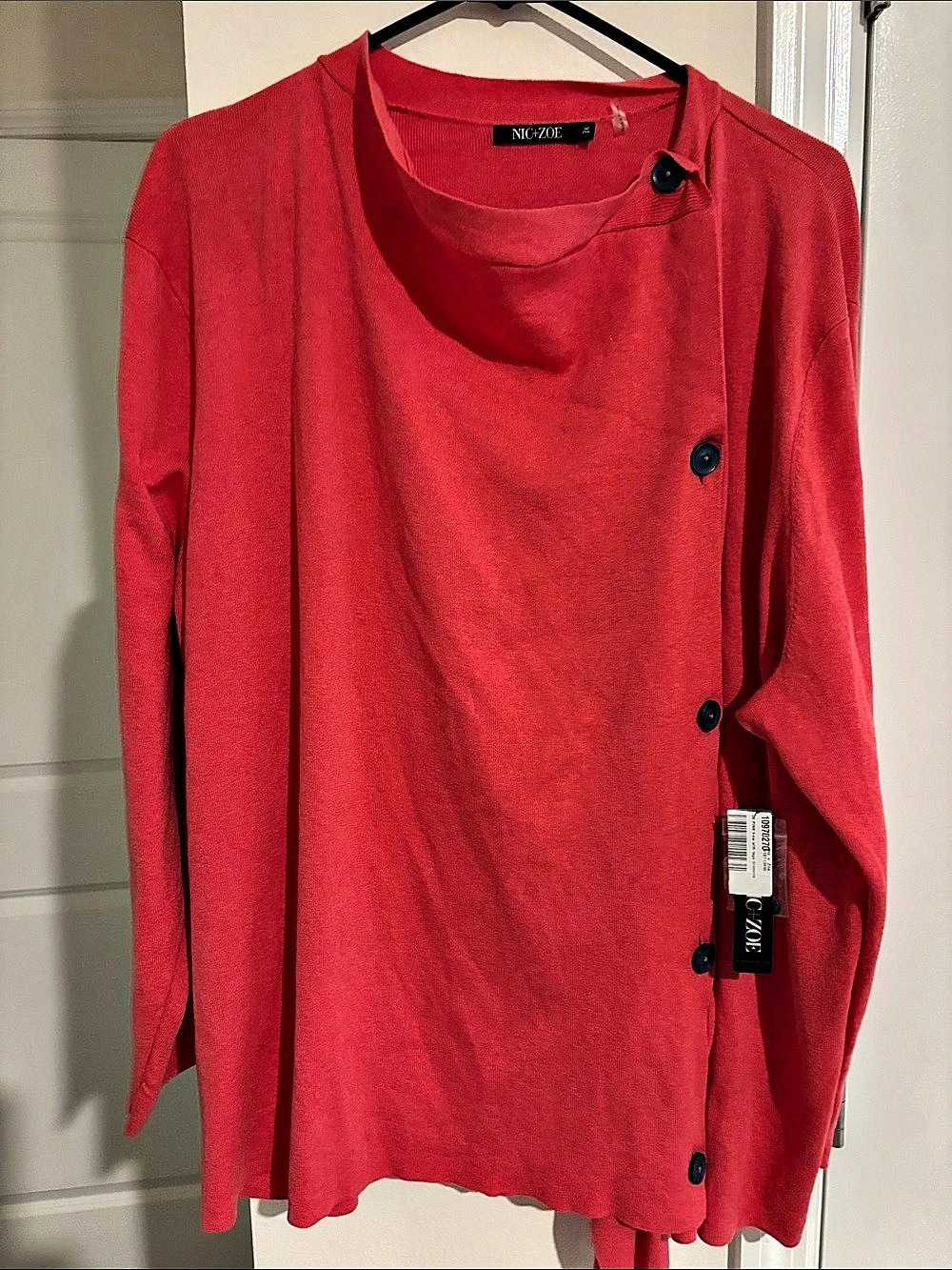 NIC+ZOE Coral Tunic Size 3XL NWT